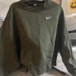 Green Nike crewneck. Size medium